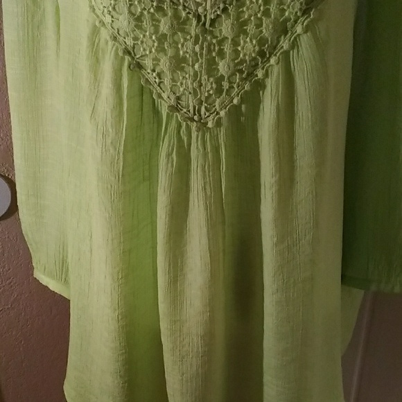 Avenue semi sheer top - Picture 4 of 7